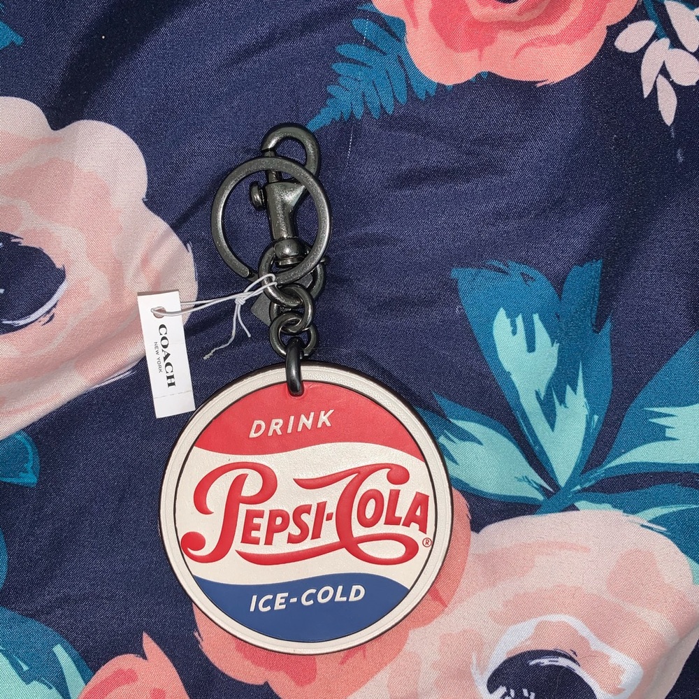 Coach Pepsi collab Keyring